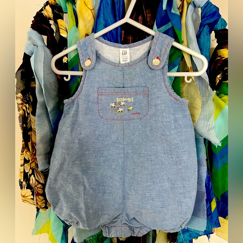 CUTEST Baby Gap Farm Animal Romper